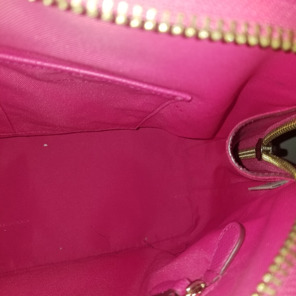 Coach Bright Pink Dome Handbag - Picture 4 of 11